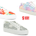 Madden Girl Tie Dye Lace Up Easy Slip On Scrunch Back Sneakers$10 + Free Shipping, Restricted Tie Dye or Silver Sneakers $10