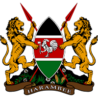 Logo Gambar Lambang Simbol Negara Kenya PNG JPG ukuran 200 px