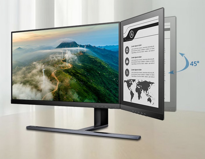 03 Philips 23-Inch Monitor With an Extra 13.3-Inch E INK Screen