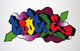 Graffiti Letters Google Sketch on Paper Special
