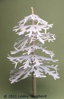 Paper Snowflake Tree