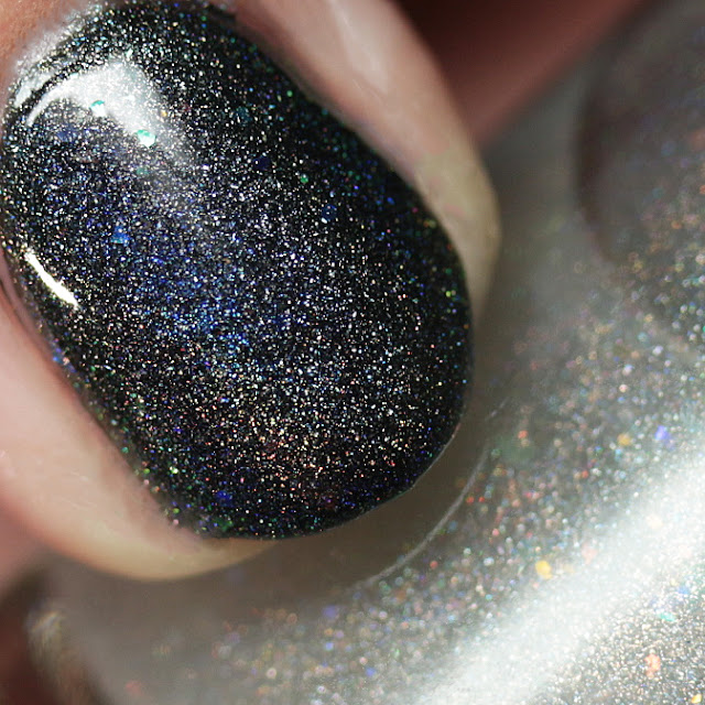 Octopus Party Nail Lacquer Prism Sentence 2 over Fright Club