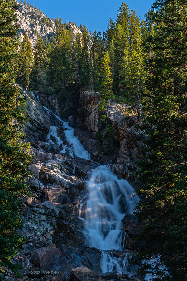 Grand Tetons Hidden Falls Copyright Vick Fisher 2021