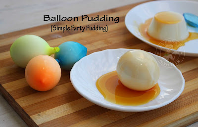 Balloon pudding Christmas desserts milk pudding ayeshas kitchen pudding recipes easy milk pudding desserts recipes quick desserts variety party desserts cakes Christmas cakes pudding 