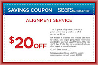 $20 off sears wheel aligment coupon