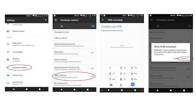 OEM unlocking on oneplus 5