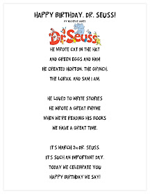 Erin's 2 Cents: Preparing for Dr. Seuss Day!