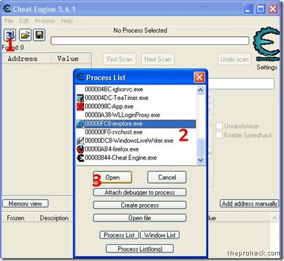 selct process - theprohack.com