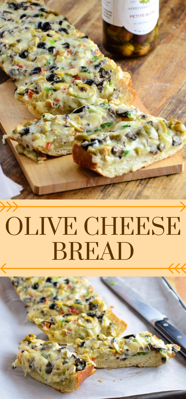 THE ULTIMATE APPETIZER: OLIVE CHEESE BREAD #foodrecipe #easy