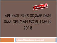 Download Aplikasi PKKS SD,SMP dan SMA dengan Excel Tahun 2018