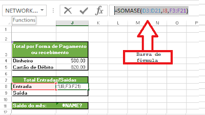 Função SOMASE Excel dica para criar função rapidamente