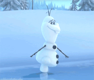 Olaf Frozen bergerak lucu