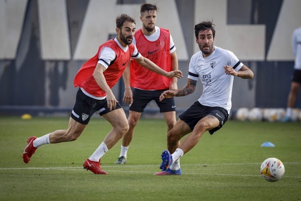 Málaga, Pablo Guede no concede descanso en su plan semanal