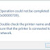 Mengatasi Error Printer code 0x00000709 saat set as default printer