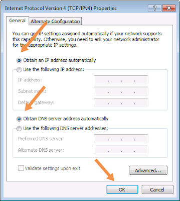 tutorial konfigurasi ip address client dhcp