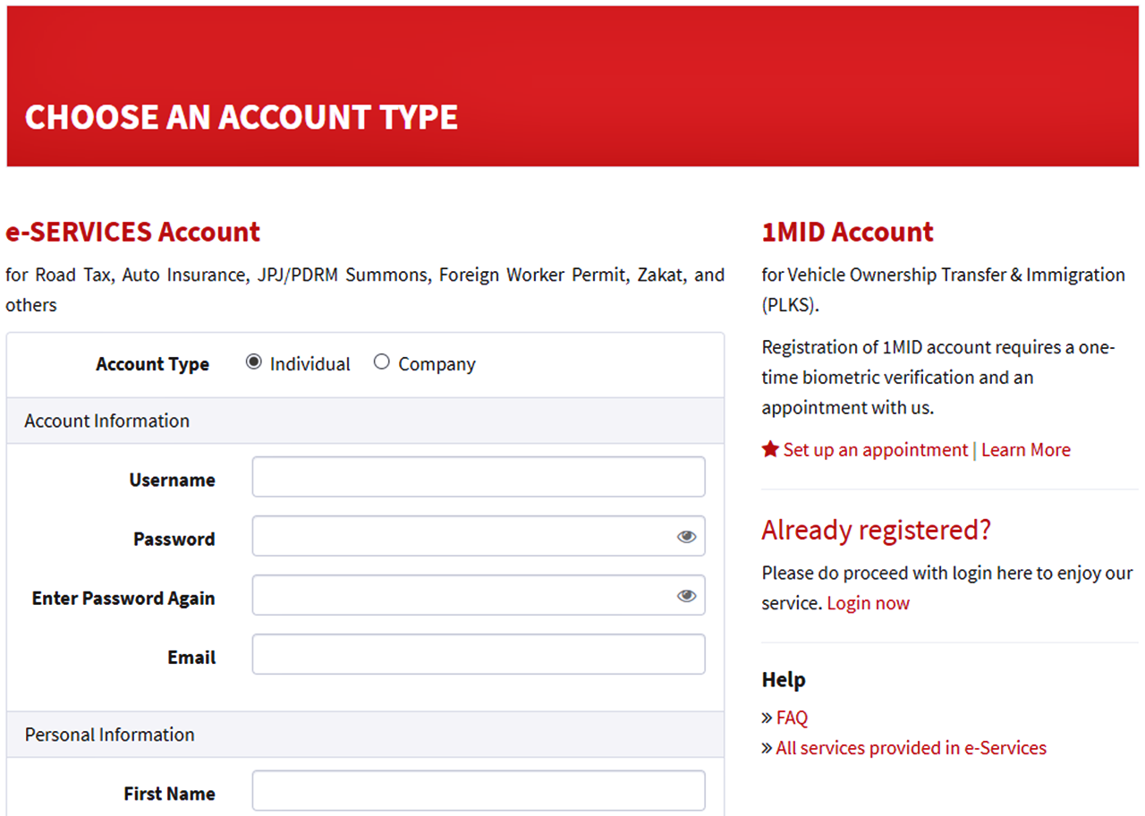 Cara Renew Roadtax dan Insurans Kenderaan Online