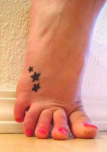 Star Foot Tattoo Ideas