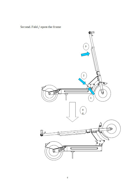 FLJ S8 5600W Dual Motor Electric Scooter Manual - page 6