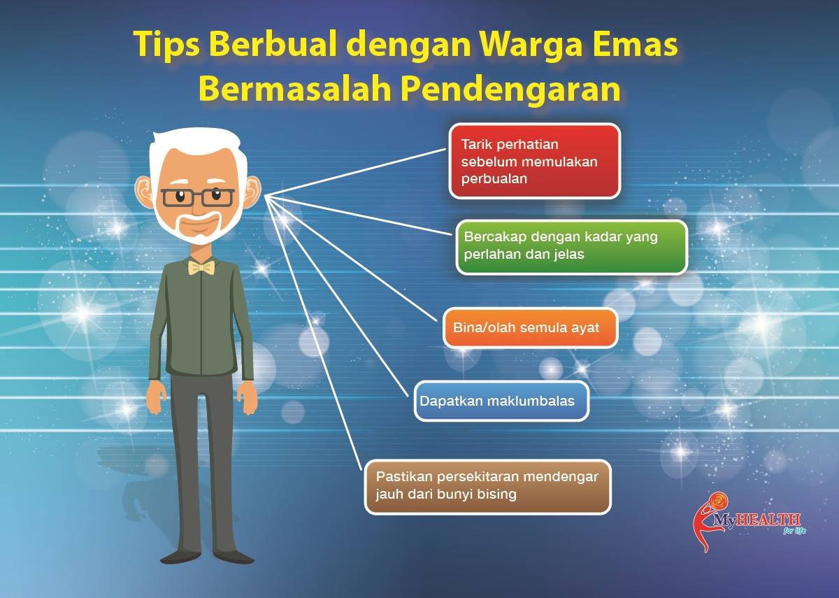 Tips Berbual dengan Warga Emas Bermasalah Pendengaran 