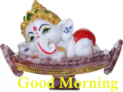 Good Morning Cute Ganesha