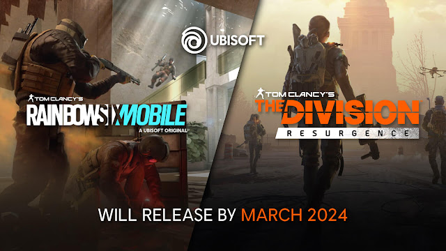 tom clancy's rainbow six mobile the division resurgence free-to-play first-person shooter mobile games 2023-24 fiscal year release schedule ubisoft android ios