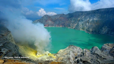 Ijen Crater Visit to Indonesia