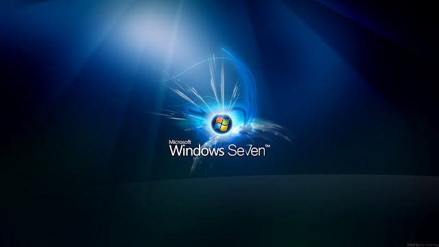 Windows Seven Glow HD Wallpaper