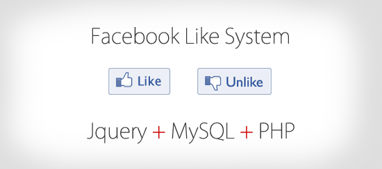 Facebook Like System with Jquery, MySQL and PHP. 