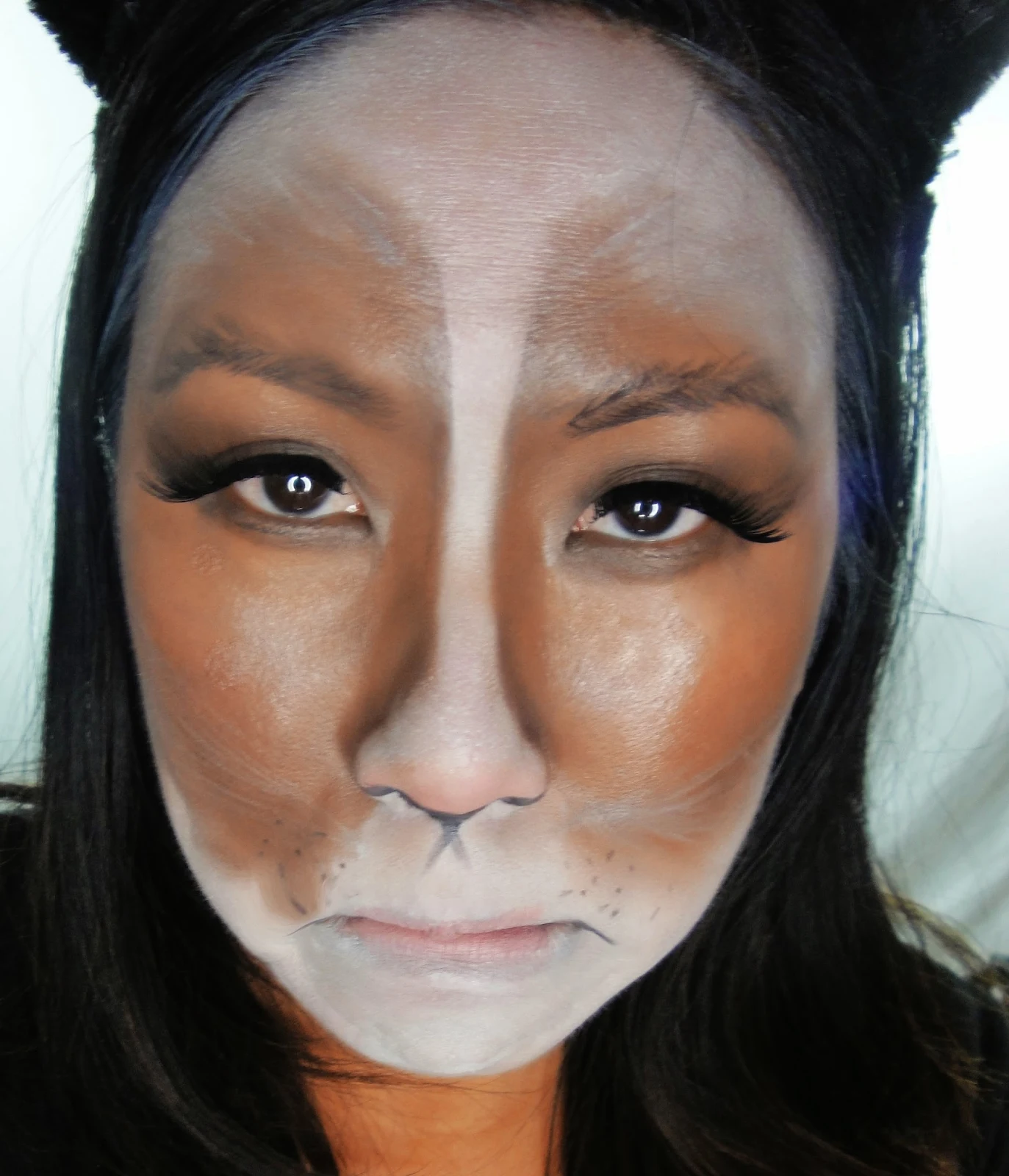 Halloween Makeup Grumpy Cat Easy Makeup By RenRen