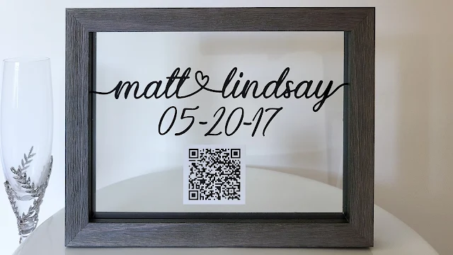 qr code, qr code craft, vinyl, printable adhesive vinyl, printable material