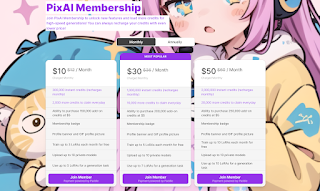 tier membership pixai