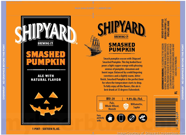 Shipyard Smashed Pumpkin 16oz Cans