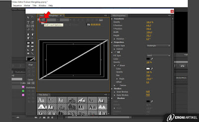 Membuat Tulisan Mengkilap dengan Adobe Premiere (12)