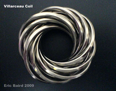 steel-ring Villarceau coil model, Eric Baird 2009