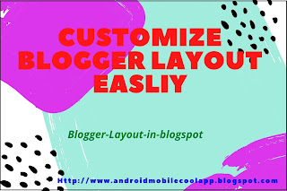 Blogger layout