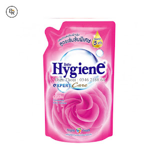 Nước xả vải làm sạch vải Hygiene màu hồng