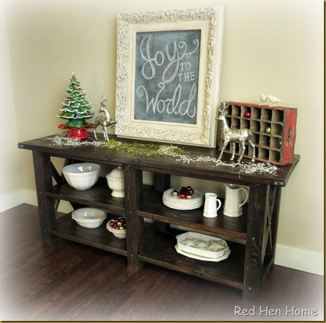 Red Hen Home Grand Rustic X Buffet 4