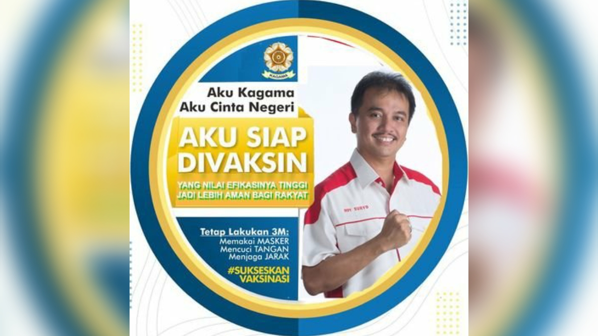 Roy Suryo Siap Disuntik Vaksin Covid19, Tapi Ogah Diberi