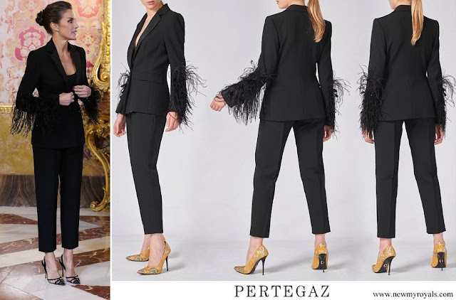 Queen Letizia wore Pertegaz suit