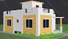Small 2 Bedroom House design. Modern 2 Story House Design BD.
