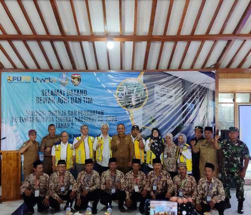Di Desa Begal Ngawi, Dewan Juri Dan Tim Lakukan Evaluasi Kinerja Dan Penguatan P3A Tingkat Nasional Tahun 2023 Tahap 2