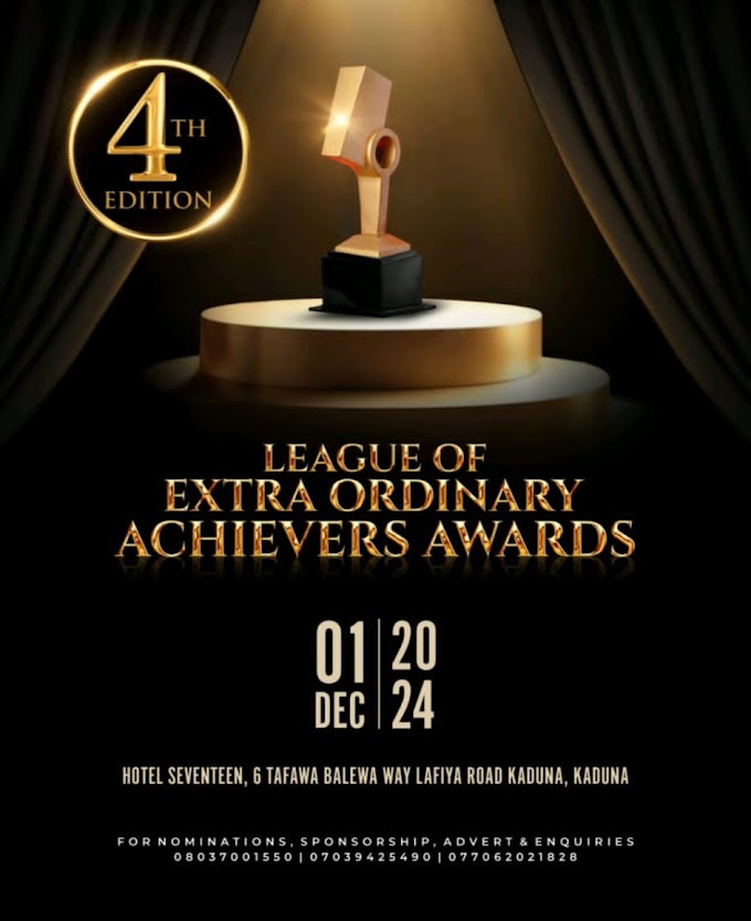 League of Extraordinary Achievers Awards (LEAA 4) – A Trailblazing Celebration of Excellence in Kaduna is set to announce a new venue for the annual event