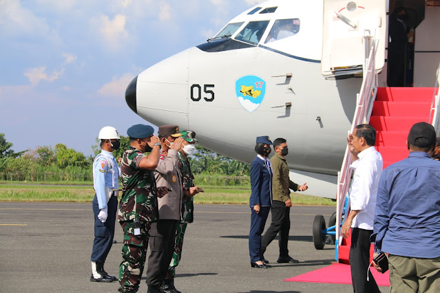 Ruruh Setyawibawa Dampingi Kunker Jokowi di Malut