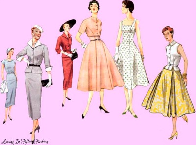 Living In Fifties Fashion: 1950's Fashions