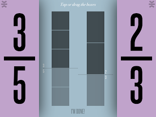 Oh no fractions App compare visual