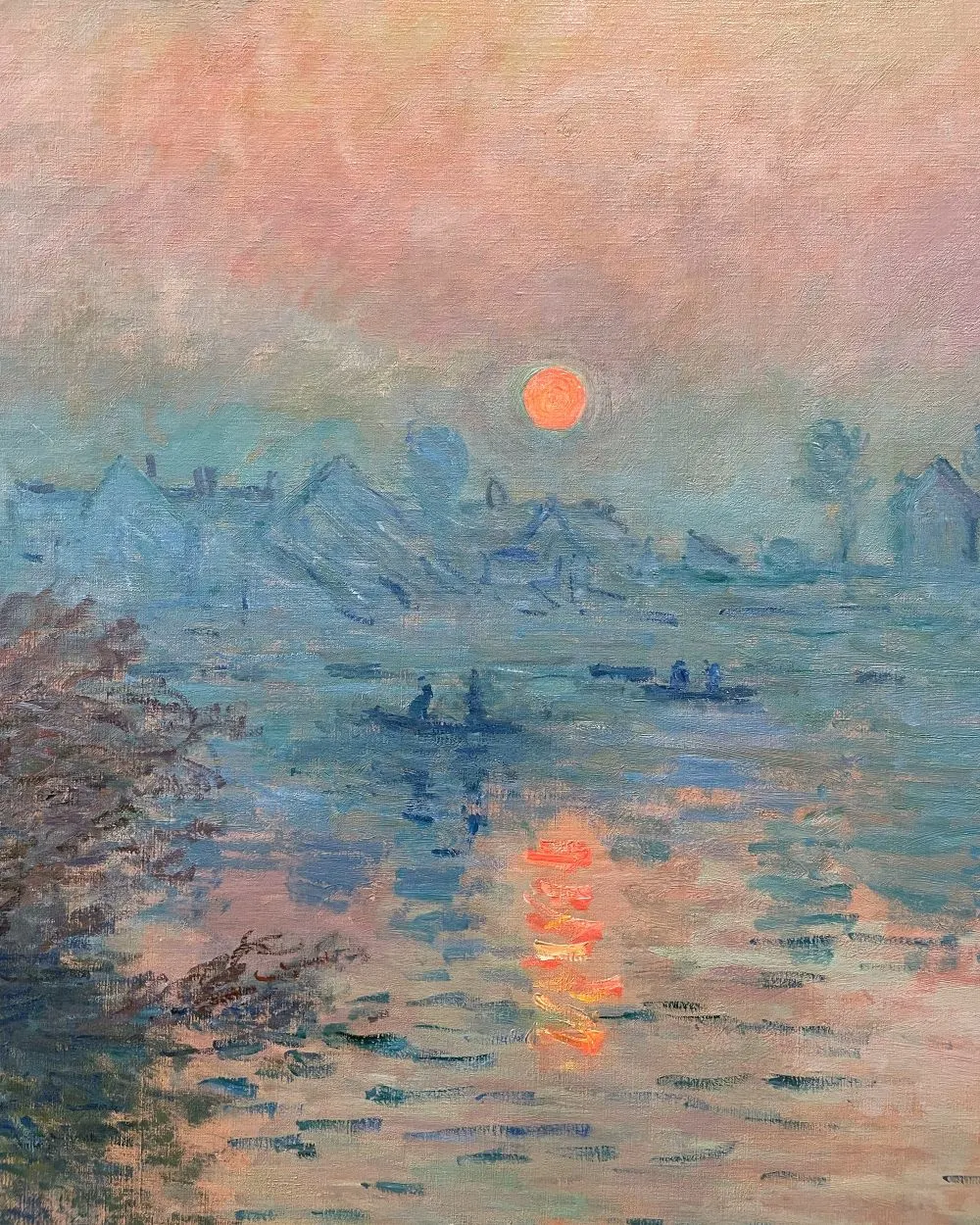 Sunset on the Seine at Lavacourt, Winter Effect, by Claude Monet, Petit Palais Paris - travel and culture blog