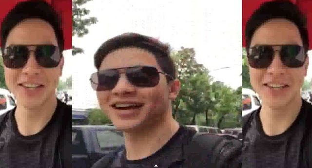 Alden Richards Viral Video Walking Along Greenhills To Broadway