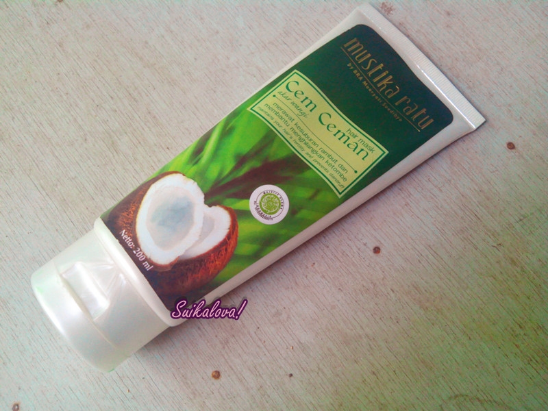 Review Hair mask Cem ceman Akar Wangi Mustika Ratu