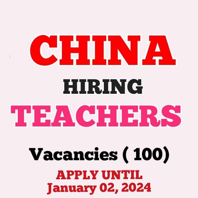 China is seeking to hire 100 teaching assistants | Monthly Salary of Php 77,843 | Apply Now!