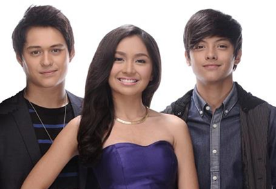 Enrique Gil, Kathryn Bernardo and Daniel Padilla